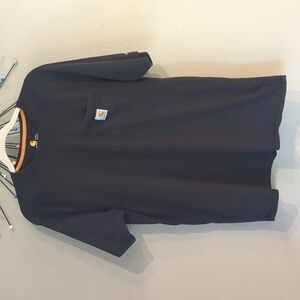 Carhartt Relaxed Fit Large Tall Black Short Sleeve T-shirt Men's